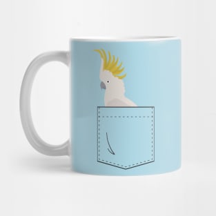 Cockatoo Parrot In Your Front Pocket Mug